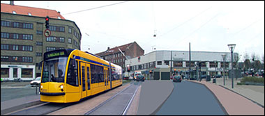 Visualisering Brønshøj Torv