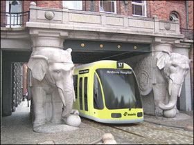 Visualisering fra Elefantporten, Carlsberg i Valby