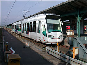 Duo-vogn p&aring; Kassel baneg&aring;rd, Tyskland 
foto: Helge Bay