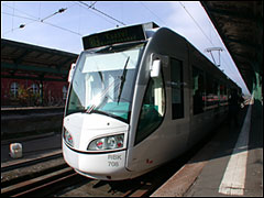 Duo-vogn p&aring; Kassel Hbf, Tyskland 
foto: Helge Bay