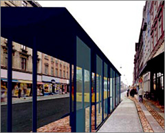 Cykelsti p&aring; trafiksaneret N&oslash;rrebrogade, Projekt Basisnet fra 1999