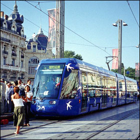 Letbane i Montpellier, Frankrig, foto: Wolfgang Heinze