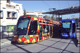 Letbane i Montpellier, Frankrig, foto: Wolfgang Heinze