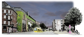 Visualisering af Odense Baneg�rdscenter, Odense Kommune