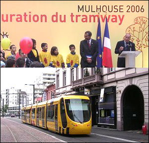 Letbane i Mulhouse. Foto: Axel K&uuml;hn, Light Rail Atlas